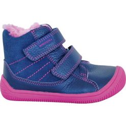 Protetika buty zimowe barefoot dziewczęce Kabi 20 niebieskie. Niebieskie buty dziewczęce zimowe Protetika, bez zapięcia. Za 199,00 zł.