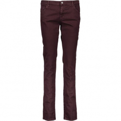 Dżinsy "Katewin" - Skinny fit - w kolorze bordowym. Czerwone rurki damskie Replay, z aplikacjami. W wyprzedaży za 391,95 zł.