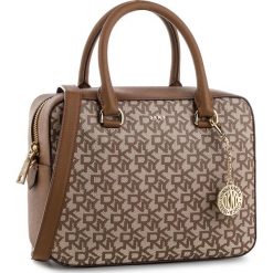 Torebka DKNY - Bryant-Zip Satchel R83DJ621 Chino Logo-Vic CVU. Brązowe torebki klasyczne damskie DKNY, ze skóry ekologicznej. Za 979,00 zł.