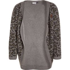 Swetry chłopięce: Retour Jeans SILKE Kardigan grey melange
