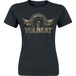 Volbeat Skullwing Koszulka damska czarny. Czarne t-shirty damskie marki Volbeat, l, z napisami. Za 74,90 zł.