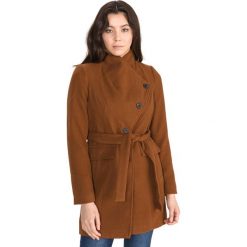 Vero Moda Calamaria Płaszcz Brązowy. Pomarańczowe kurtki damskie l, w paski, z elastanu. Za 262,95 zł.