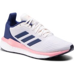 Buty adidas - Solar Drive 19 W EE4267 Cwhite/Tecind/Glopnk. Białe buty sportowe damskie Adidas, bez wzorów, z tworzywa sztucznego, sportowe, do biegania. Za 499,00 zł.