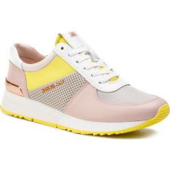 Sneakersy MICHAEL MICHAEL KORS - Allie Trainer 43S9ALFS1D Aluminum. Szare półbuty damskie MICHAEL Michael Kors, ze skóry ekologicznej. Za 749,00 zł.