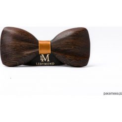Drewniana mucha PARTHENOS wenge. Brązowe muchy męskie Pakamera. Za 370,00 zł.