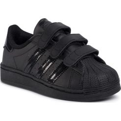 Buty adidas - Superstar Cf C FV3656 Cblack/Cblack/Cblack. Czarne buty chłopięce sportowe Adidas, na rzepy. Za 249,00 zł.