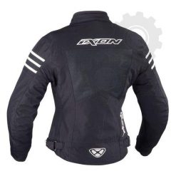 Kurtka tekstylia IXON ELECTRA kolor biały/czarny, rozmiar XS. Czarne kurtki damskie IXON, xs, bez wzorów, z tkaniny, bez kaptura. W wyprzedaży za 589,00 zł.