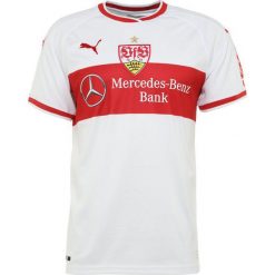 Puma VFB STUTTGART HOME REPLICA Artykuły klubowe ribbon red. Czerwone koszulki męskie Puma, xl, bez wzorów, z poliesteru, sportowe, bez kołnierzyka, bez rękawów. Za 359,00 zł.