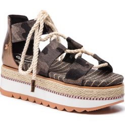 Espadryle GIOSEPPO - Ionanella 48912 Camouflage. Czarne espadryle damskie marki Gioseppo, bez wzorów, ze skóry ekologicznej, bez obcasa. Za 259,00 zł.