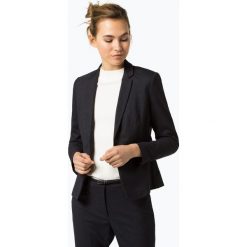 Esprit Collection - Blezer damski, niebieski. Niebieskie bolerka i narzutki damskie marki Esprit Collection, bez wzorów, z dresówki, bez rękawów. Za 469,95 zł.