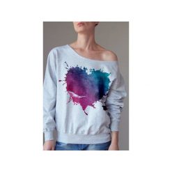 Serce pop gruba podszyty dekolt z. Szare bluzy damskie marki One mug a day, xl, z nadrukiem, z bawełny, bez rękawów, bez kaptura. Za 139,00 zł.