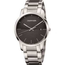 Calvin Klein City Zegarek Srebrny. Szare zegarki męskie Calvin Klein, srebrne. Za 1239,95 zł.
