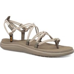 Teva Sandały damskie Voya Infinity 37 białe/brązowe. Pomarańczowe sandały damskie Teva, bez wzorów, sportowe, bez obcasa, bez zapięcia. Za 189,00 zł.