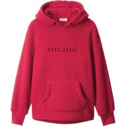 Shirt z polaru baranka bonprix ciemnoczerwony. Czerwone koszule chłopięce bonprix, z aplikacjami, z polaru, z kapturem, bez rękawów. Za 37,99 zł.