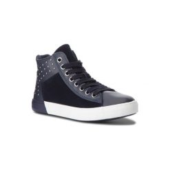 NELLI BLU CS17QB05. Niebieskie trampki dziewczęce Nelli Blu, bez wzorów, ze skóry ekologicznej, bez zapięcia. Za 69,99 zł.