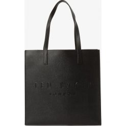 Ted Baker - Damska torba shopper – Soocon, czarny. Czarne torby damskie na zakupy Ted Baker, bez wzorów, eleganckie, bez dodatków. Za 249,95 zł.