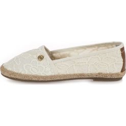 Tom Tailor espadryle damskie 37 kremowy. Białe espadryle damskie Tom Tailor, bez wzorów, z koronki, bez obcasa. Za 199,00 zł.
