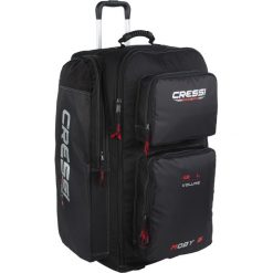 Torba nurkowa podróżna Moby 5 115 L. Czarne torby męskie sportowe CRESSI, bez wzorów, z tkaniny, sportowe. Za 599,99 zł.