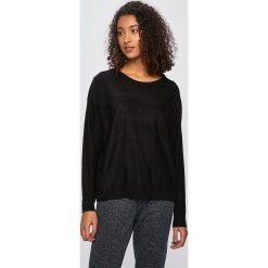 Medicine - Sweter Essential. Czarne swetry damskie MEDICINE, s, bez wzorów, z dzianiny, z krótkim rękawem, krótkie, bez kaptura. W wyprzedaży za 39,90 zł.
