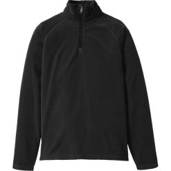 Bluza z polaru z zamkiem bonprix czarny. Czarne bluzy męskie bonprix, s, bez wzorów, z polaru, ze stójką, bez rękawów, bez kaptura. Za 74,99 zł.