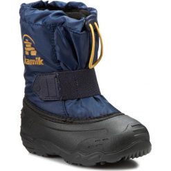 Buty zimowe chłopięce: Śniegowce KAMIK – Tickleeu NK9446 Navy