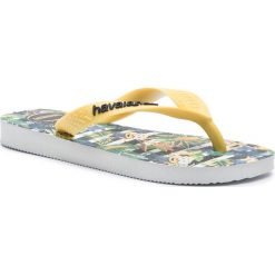 Japonki HAVAIANAS - H. Minions Fc 41331674605 White/Yellow Citr. Żółte sandały chłopięce Havaianas, z tworzywa sztucznego, bez zapięcia. W wyprzedaży za 79,00 zł.