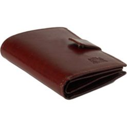 PERFEKT PLUS P/28 A RFID SECURE brązowy z zapinką, portfel męski. Pomarańczowe portfele męskie Perfekt Plus, bez wzorów, ze skóry. Za 99,90 zł.