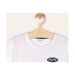 Pepe Jeans - T-shirt dziecięcy Beltran 128-180 cm. Białe t-shirty chłopięce Pepe Jeans, z nadrukiem, z bawełny, bez rękawów. Za 119,90 zł.