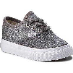 Tenisówki VANS - Authentic VN0A38E7U3T (Lurex Glitter) Black/Tru. Szare trampki dziewczęce marki Vans, z aplikacjami, z gumy, na sznurówki. W wyprzedaży za 139,00 zł.