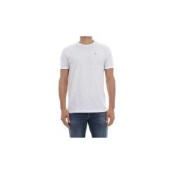 T-shirty z krótkim rękawem Tommy Jeans DM0DM04125 ESSENTIAL GARMENT. Szare t-shirty męskie Tommy Jeans, s, bez wzorów, z jeansu, bez kołnierzyka, krótkie. Za 147,99 zł.