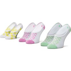 Zestaw 3 par stopek damskich VANS - Rainy Day Check Canoodles VN0A4DSR4481 r.37-41 Multi. Białe skarpetki damskie Vans, bez wzorów, z elastanu. Za 79,00 zł.