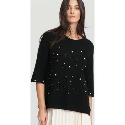 Czarny Sweter Adventurous. Czarne swetry klasyczne damskie marki other, s, casualowe, z okrągłym kołnierzem. Za 89,99 zł.