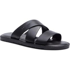 Klapki LASOCKI FOR MEN - MB-CASCAIS-11 Czarny. Czarne klapki męskie Lasocki For Men, bez wzorów, ze skóry. Za 99,99 zł.