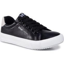 Tenisówki LEE COOPER - LCJL-20-31-071 Black. Czarne półbuty damskie Lee Cooper, na co dzień, bez wzorów, z gumy, bez obcasa, na płaskiej podeszwie, bez zapięcia. Za 129,00 zł.