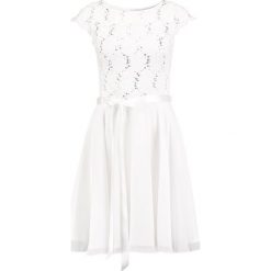 Swing Sukienka koktajlowa ivory. Białe sukienki koktajlowe marki Swing, z elastanu. Za 549,00 zł.