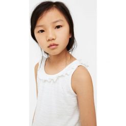 Bluzki dziewczęce bawełniane: Mango Kids - Top dziecięcy Michigan 104-164 cm