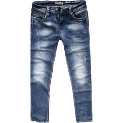 Spodnie męskie jeansowe slim Recea. Spodnie męskie Recea, s, bez wzorów, z bawełny. Za 89,95 zł.