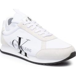 Sneakersy CALVIN KLEIN JEANS - Jemmy B4S0136 White. Białe sneakersy męskie Calvin Klein Jeans, bez zapięcia. Za 729,00 zł.
