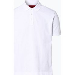 HUGO - Męska koszulka polo, czarny. Czarne koszulki polo HUGO, l, z nadrukiem. Za 399,95 zł.