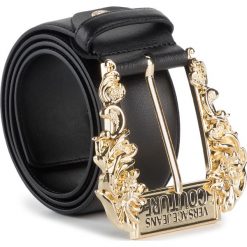 Pasek Damski VERSACE JEANS COUTURE - D8VUBF02 71219 899. Czarne paski damskie Versace Jeans Couture, w paski, z jeansu. Za 629,00 zł.