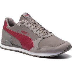 Sneakersy PUMA - St Runner V2 Nl 365278 15 Charcoal Grey/Cordovan. Szare sneakersy męskie marki Puma, bez zapięcia. Za 269,00 zł.