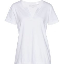 T-shirt z cekinami bonprix biały. Białe t-shirty damskie bonprix, bez wzorów, bez kołnierzyka. Za 34,99 zł.
