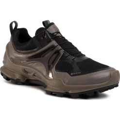 Trekkingi ECCO - Biom C-Trail M GORE-TEX 80311454142 Warm Grey/Black. Szare trapery męskie ecco, ze skóry, bez zapięcia, trekkingowe, gore-tex. Za 849,00 zł.