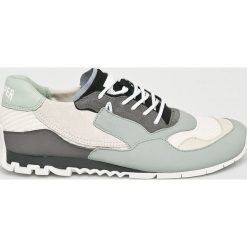 Camper - Buty. Zielone buty sportowe damskie Camper, bez wzorów, ze skóry, sportowe. W wyprzedaży za 359,90 zł.