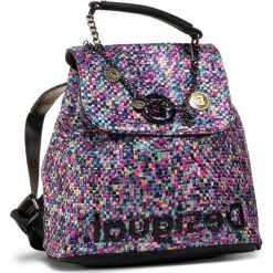Plecak DESIGUAL - 20SAKA11 3002. Czarne plecaki damskie Desigual, bez wzorów, ze skóry ekologicznej, eleganckie, bez dodatków. Za 449,00 zł.