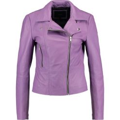 YAS YASSOPHIE COLOR JACKET Kurtka skórzana bellflower. Fioletowe kurtki damskie marki YAS, xs, ze skóry. Za 669,00 zł.