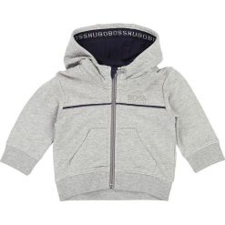 Boss - Bluza dziecięca 86-98 cm. Niebieskie bluzy chłopięce Boss, z nadrukiem, z elastanu, bez rękawów, z kapturem. Za 299,90 zł.
