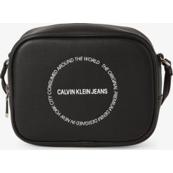 Calvin Klein Jeans - Torebka damska, czarny. Czarne torebki klasyczne damskie Calvin Klein Jeans, bez wzorów, z jeansu, na ramię, bez dodatków. Za 269,95 zł.