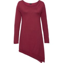 Swetry klasyczne damskie: Sweter bonprix bordowy
