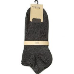 Zestaw 3 par niskich skarpet męskich CAMEL ACTIVE - 6595-620 Szary. Szare skarpetki męskie Camel Active, bez wzorów, z elastanu. Za 29,00 zł.